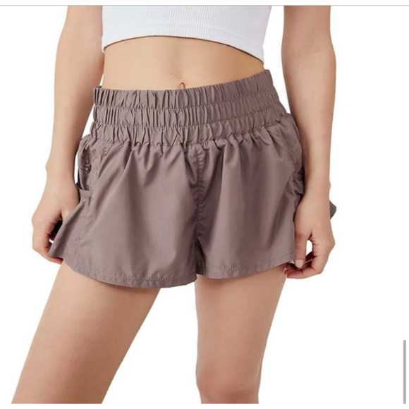 NWOT FREE PEOPLE THE WAY HOME Shorts Size M Brown - Picture 3 of 6